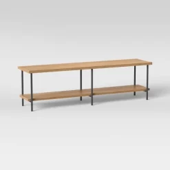 Wood And Metal TV Stand For TVs Up To 60" - Room Essentials™ -Room Essentials GUEST 008e6b5f 4d43 465d 8784 80c8ca30ed60