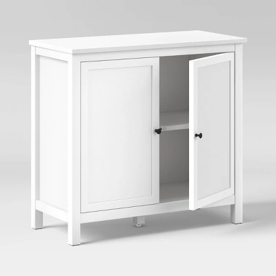 Traditional Multipurpose Storage Cabinet Multipurpose Classic White - Room Essentials™ 4 Traditional Multipurpose Storage Cabinet Multipurpose Classic White - Room Essentials™ - Image 2