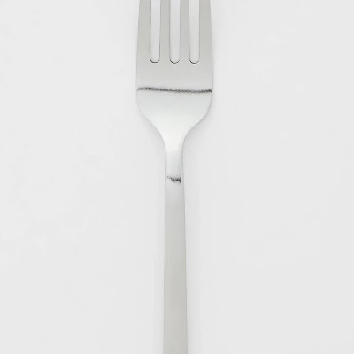 20pc Flatware Set Silver - Room Essentials™: Stainless Steel Silverware Set, Service For 4, Includes Forks, Spoons, Knives 4 20pc Flatware Set Silver - Room Essentials™: Stainless Steel Silverware Set, Service For 4, Includes Forks, Spoons, Knives - Image 2