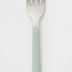 20pc Plastic Handle Flatware Set Mint - Room Essentials™: Stainless Steel Silverware Set, Service For 4, Forks Spoons Knives -Room Essentials GUEST 085d696e 03ff 4d3b b55b 0ade29ecd314