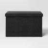 24" Collapsible Dorm Storage Ottoman - Room Essentials™