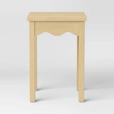 Wavy Accent Side Table Natural - Room Essentials™ 4 Wavy Accent Side Table Natural - Room Essentials™ - Image 2
