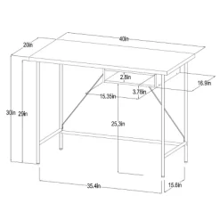 Wood And Metal Writing Desk With Storage - Room Essentials -Room Essentials GUEST 16384948 3285 48d2 a246 ed58869f46f1