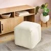 Ribbed Pouf Ottoman Cream - Room Essentials™ -Room Essentials GUEST 17eddef9 ef8a 4f30 9d90 4a8be0c1a25a