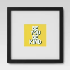 Set Of 9 Gallery Frame Set 10" X 10" Matted To 5" X 5" Black - Room Essentials™ -Room Essentials GUEST 193e0dd6 4c0e 4a37 a372 def94eceb680