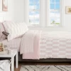 Dash Stripe Printed Microfiber Reversible Comforter & Sheets Set Ivory/Light Pink - Room Essentials™ 2 Dash Stripe Printed Microfiber Reversible Comforter & Sheets Set Ivory/Light Pink - Room Essentials™ -Room Essentials GUEST 1c62d8cb 69b4 4c7d b9fb 857eb088bdc9