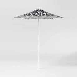 6' Round Outdoor Patio Market Umbrella With Black Pole - Room Essentials™ 29 6' Round Outdoor Patio Market Umbrella With Black Pole - Room Essentials™ -Room Essentials GUEST 1ddd4d4f 9ceb 4c65 abd9 542adda8b215