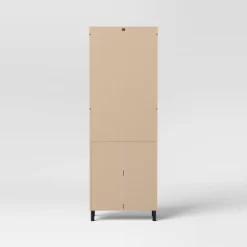 Mixed Material Library Bookcase With Doors Natural Wood - Room Essentials™ 8 Mixed Material Library Bookcase With Doors Natural Wood - Room Essentials™ -Room Essentials GUEST 23b74d86 cbfd 400d be35 9dbee8824b78