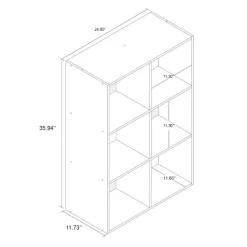 11" 6 Cube Organizer Shelf - Room Essentials™ -Room Essentials GUEST 23bb23fc faa0 480e beca eadbe5bf7daa
