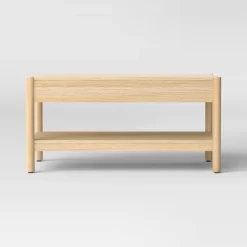 Scandi Coffee Tables Table With Drawers Natural - Room Essentials™ -Room Essentials GUEST 25a3a719 887b 4e8a 9e5b fdf91a5175d7