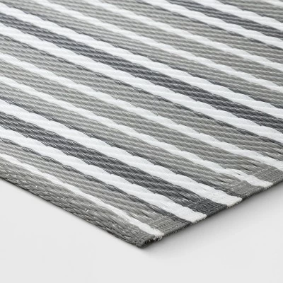 Striped Indoor/Outdoor Rug - Room Essentials™ 4 Striped Indoor/Outdoor Rug - Room Essentials™ - Image 2