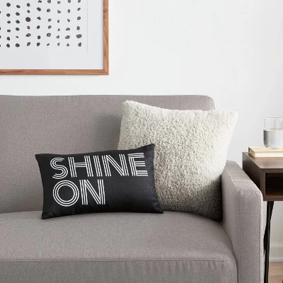 Sherpa Square Pillow - Room Essentials™ 4 Sherpa Square Pillow - Room Essentials™ - Image 2