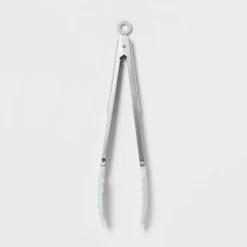 Tongs Mint Green - Room Essentials™: Stainless Steel Kitchen & Cooking Tongs, Dishwasher-Safe, 13.68" Length -Room Essentials GUEST 294968c2 ed09 412a 990e 5292b82b63a8
