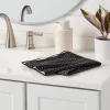 Quick Dry Dotted Striped Waffle Towel Black - Room Essentials™ -Room Essentials GUEST 2aae97a2 6273 477b ad2c f2b97b24a18f