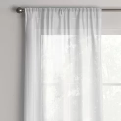 1pc Sheer Crinkle Window Curtain Panel White - Room Essentials™ 7 1pc Sheer Crinkle Window Curtain Panel White - Room Essentials™ -Room Essentials GUEST 2b1500e5 1e29 4b0c 8e3b 544423b7637b