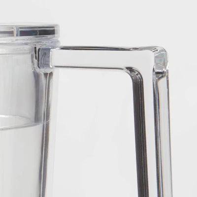 2.4L Plastic Pitcher - Room Essentials™: Clear Drink Server, Dishwasher-Safe, Cold Beverages, 9.5" Height 5 2.4L Plastic Pitcher - Room Essentials™: Clear Drink Server, Dishwasher-Safe, Cold Beverages, 9.5" Height - Image 3