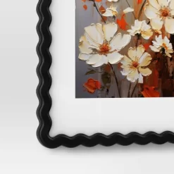 11"x14" Wavy Shape Picture Frame Black - Room Essentials™ -Room Essentials GUEST 2e5a8e07 0657 4963 954a 763aeea5b0cb