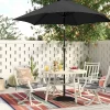 9'x9' Patio Market Umbrella - Black Pole - Room Essentials™ -Room Essentials GUEST 33ab0b11 6fa1 4a7b 96a4 1fbdb6a5eb7a