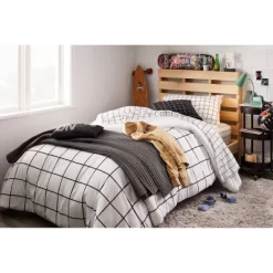 Reversible Microfiber Grid Comforter - Room Essentials™ 13 Reversible Microfiber Grid Comforter - Room Essentials™ -Room Essentials GUEST 3461f2cc 3d8d 40ee b98b 17a6275dab4d