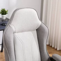 Swivel Dorm Gaming Chair Gray - Room Essentials™: Upholstered Computer Desk Chair, Adjustable, Fixed Arms -Room Essentials GUEST 34708a7a 03d1 4a70 bba3 c5db3a591735