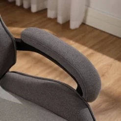 Swivel Dorm Gaming Chair Gray - Room Essentials™: Upholstered Computer Desk Chair, Adjustable, Fixed Arms -Room Essentials GUEST 383064e8 972b 491d a553 fbcabbf796a8