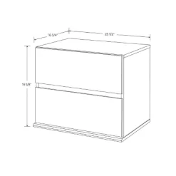 2 Drawer Modular Nightstand White - Room Essentials™ 7 2 Drawer Modular Nightstand White - Room Essentials™ -Room Essentials GUEST 3a4737e7 4084 4aa8 9faa fdad66f90a9c