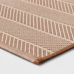4'x5'6" Chevron Striped Area Rug Ivory/Tan - Room Essentials™: Indoor, Flat Pile, Woven 7 4'x5'6" Chevron Striped Area Rug Ivory/Tan - Room Essentials™: Indoor, Flat Pile, Woven -Room Essentials GUEST 3daf3dad 32b2 4309 9d71 8bbe79f20e47