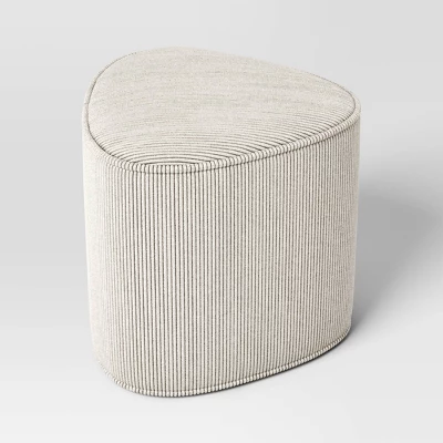 Triangular Shaped Upholstered Corduroy Ottoman - Room Essentials™ 6 Triangular Shaped Upholstered Corduroy Ottoman - Room Essentials™ - Image 4