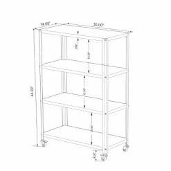 44" 3 Shelf Metal Rolling Bookcase - Room Essentials™ 11 44" 3 Shelf Metal Rolling Bookcase - Room Essentials™ -Room Essentials GUEST 4662c0f8 5e3f 4280 bf06 880e61cf3cfb