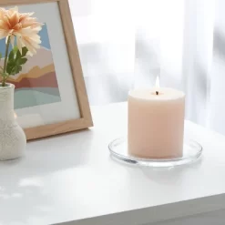 5" Glass Plate Candle Holder - Room Essentials™
