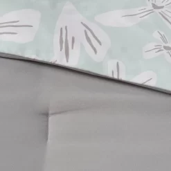 Floral Print Microfiber Reversible Comforter & Sheet Set Mint Green - Room Essentials™ -Room Essentials GUEST 559ff4c3 7a1c 40cb 9124 5697cf0845dd