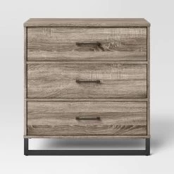 Mixed Material 3 Drawer Dresser - Room Essentials™ 11 Mixed Material 3 Drawer Dresser - Room Essentials™ -Room Essentials GUEST 56dc7021 95a5 4774 a936 364249448920
