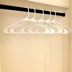 50pk Plastic Hangers White - Room Essentials™: Clothes Hangers For Shirts, Dresses, Tank Tops, Adult Closets -Room Essentials GUEST 599afae4 9a53 4a6e 89d0 510dac574a1b