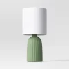 Fluted Ceramic Table Lamp: ETL Listed, Cotton/Polyester Shade, No Assembly - Room Essentials™ -Room Essentials GUEST 5bda8be5 53d5 4a7f 91a9 88782ea1ecc7