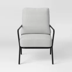 2pc Metal Mesh Outdoor Patio Chairs With Double Cushions, Club Chairs Black - Room Essentials™ -Room Essentials GUEST 6203c9a7 1e22 46a2 8ec3 0f040d1356ca