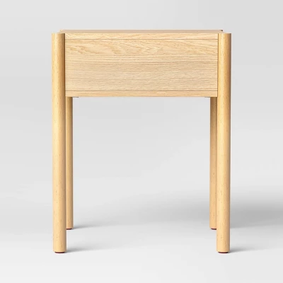 Scandi Nightstand Natural - Room Essentials™ 5 Scandi Nightstand Natural - Room Essentials™ - Image 3