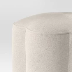 Scalloped Upholstered Ottoman - Room Essentials™ -Room Essentials GUEST 635736e6 a717 45dc 90df fe88b146b38e