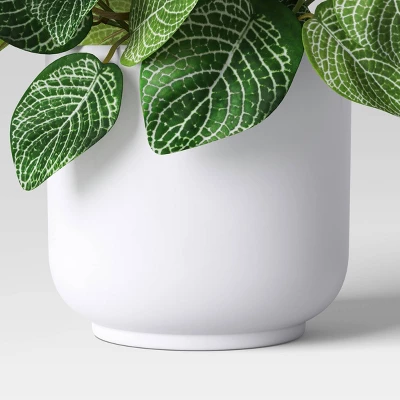 Mosaic Artificial Leaf In White Pot - Room Essentials™ 5 Mosaic Artificial Leaf In White Pot - Room Essentials™ - Image 3