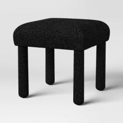 Upholstered Square Stool Ottoman - Room Essentials™ -Room Essentials GUEST 6c4c8479 d4d3 4311 9e66 99e1a812fffb