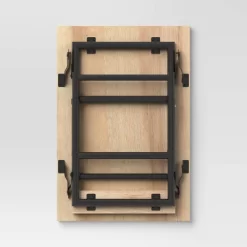 Adjustable Height Dorm Folding Table Brown - Room Essentials™ -Room Essentials GUEST 7058a6ab 13cc 40cc bc5e 8dafb1ab9885