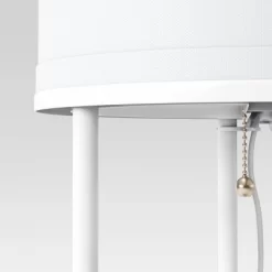 Shelf Floor Lamp White (Light Bulbs Not Included) - Room Essentials™: Modern Standing Lamp With Pull Chain, ETL Listed -Room Essentials GUEST 7060d127 7a12 42f5 9d5c 2ab3c7247306 1