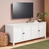 Traditional Storage TV Stand With Doors And Shelves For TVs Up To 65" Classic White - Room Essentials™ -Room Essentials GUEST 7198f1d0 c7c7 4205 b89c 44ca27c101b9