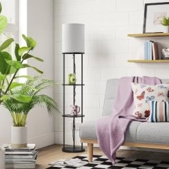 Shelf Floor Lamp Black - Room Essentials™ -Room Essentials GUEST 725bae6d c048 4414 a469 c2a3bc91d25b 1