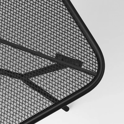 6 Person Metal Mesh Rectangle Patio Dining Table, Outdoor Furniture - Room Essentials™ 5 6 Person Metal Mesh Rectangle Patio Dining Table, Outdoor Furniture - Room Essentials™ - Image 3