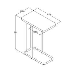 Mixed Material Wood And Metal Rectangle Top C Table Natural Wood - Room Essentials™ 9 Mixed Material Wood And Metal Rectangle Top C Table Natural Wood - Room Essentials™ -Room Essentials GUEST 73cc377a a4d9 49ac be74 91a89483796a