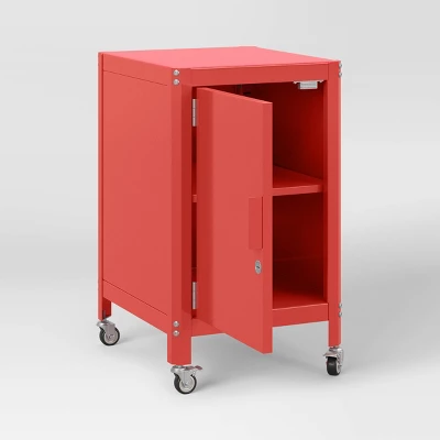 Metal Rolling Locker Dorm Storage Cabinet With Lock- Room Essentials™ 4 Metal Rolling Locker Dorm Storage Cabinet With Lock- Room Essentials™ - Image 2