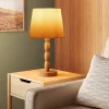 Turned Wood Table Lamp With Scalloped Shade - Room Essentials™ -Room Essentials GUEST 790378c5 f43a 4a7c 96d4 00d0deef0ac6