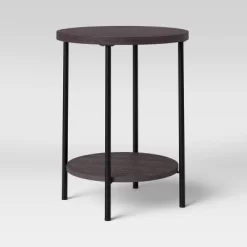 Wood And Metal Round End Table - Room Essentials™ 12 Wood And Metal Round End Table - Room Essentials™ -Room Essentials GUEST 7de02a42 b087 4db0 83d9 cdae70db2db1