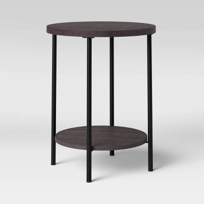 Wood And Metal Round End Table - Room Essentials™ 7 Wood And Metal Round End Table - Room Essentials™ - Image 5