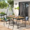 Metal Rectangle A-Frame Pergola Rust Resistant Outdoor Patio Dining Table Black - Room Essentials™ -Room Essentials GUEST 825c3faf c7e4 4059 881f 748de6f16c58